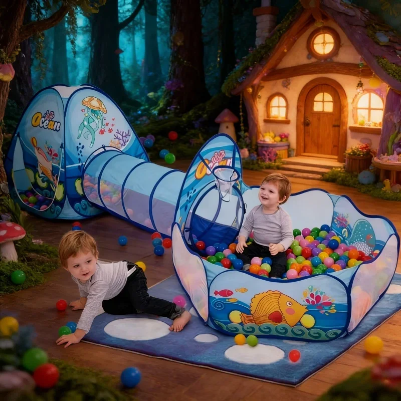 Tenda Bermain Anak 3 in 1 Port - Kids Yard Toys ulasan dan harga