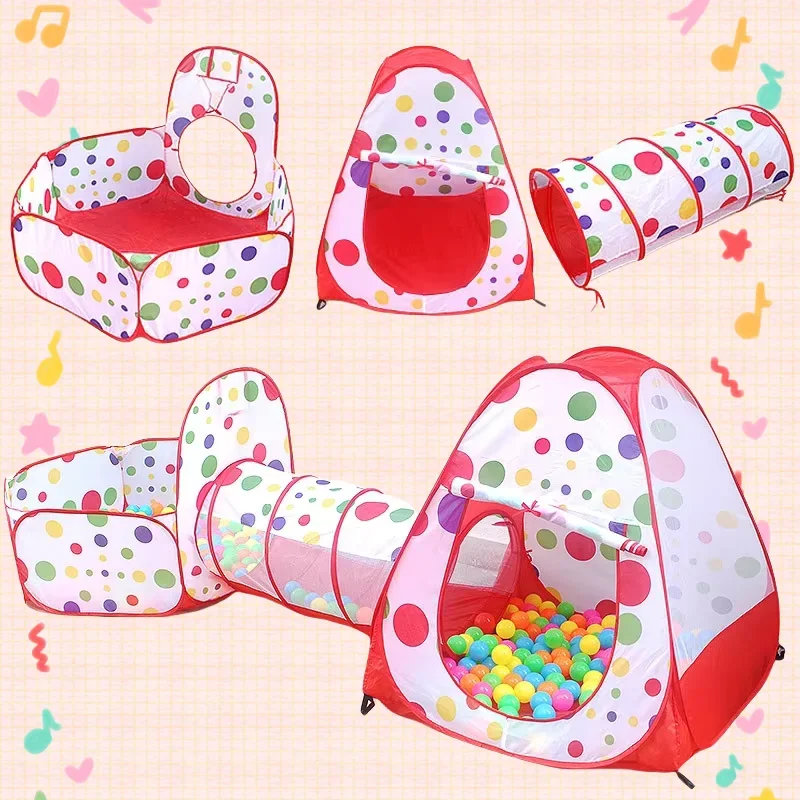 Tenda Bermain Anak 3 in 1 Port - Kids Yard Toys ulasan dan harga