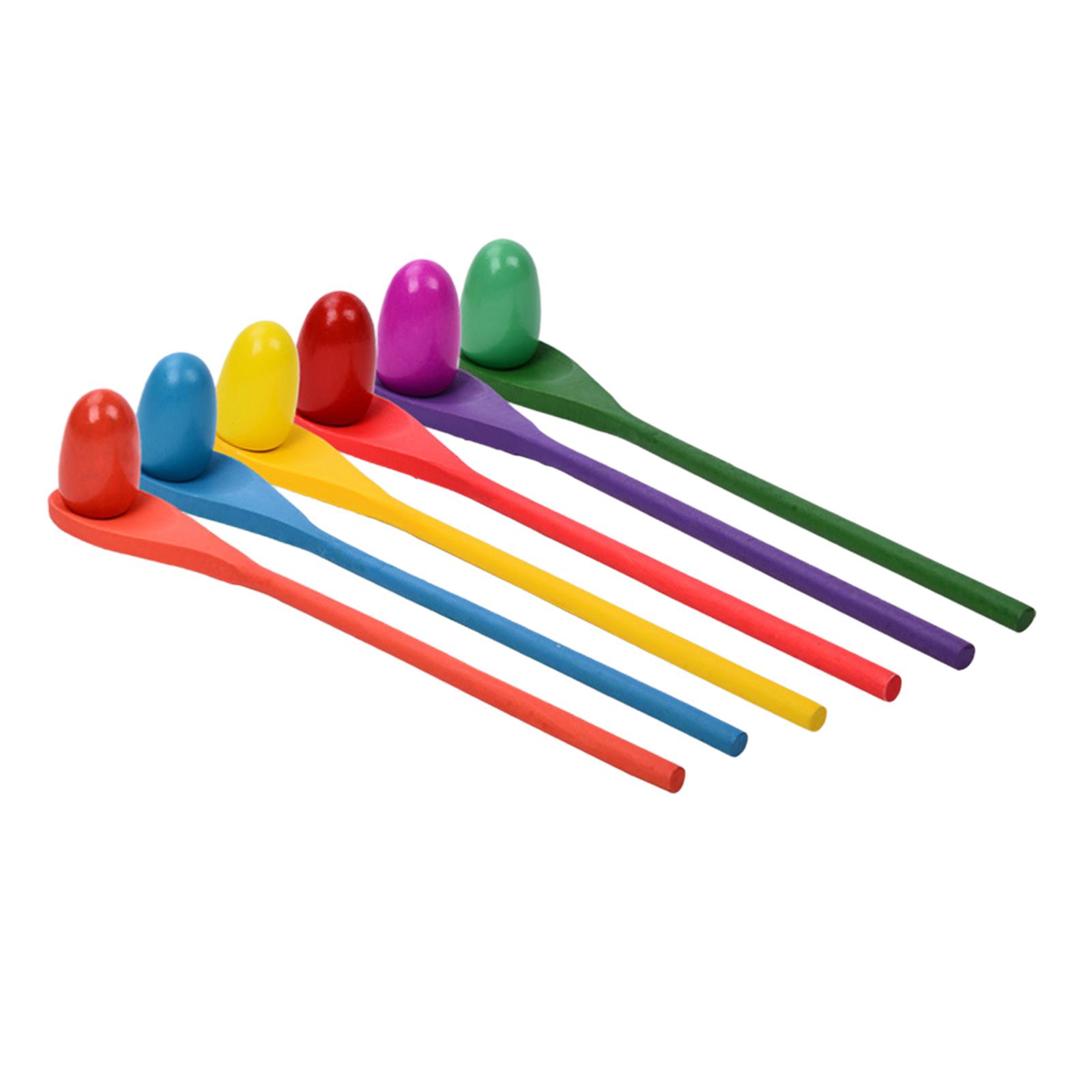 6 Buah Sendok Telur Permainan  - Kids Yard Toys ulasan dan harga