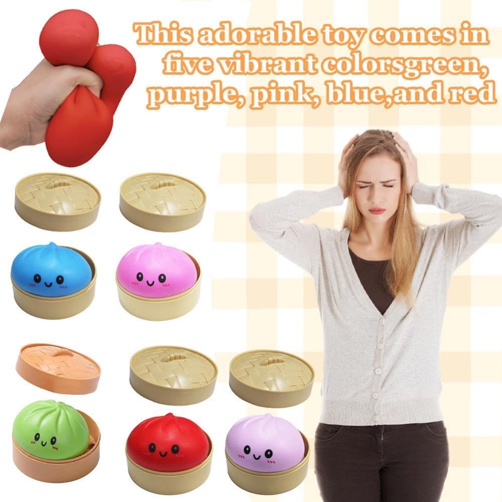 Bola Stres Pangsit Besar denga - Kids Toys Dumplings ulasan dan harga