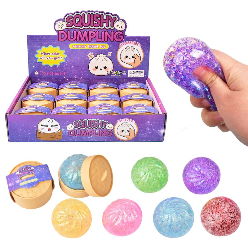 Mainan Squishy Mini Bentuk Pan - Kids Toys Dumplings ulasan dan harga