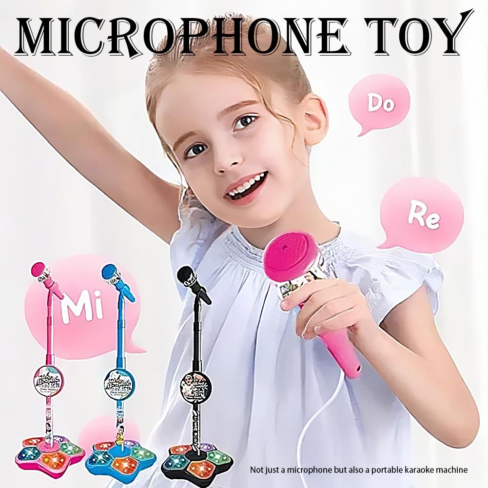 Mikrofon Anak dengan Stand Kar - Kids Microphone Karaoke ulasan dan harga